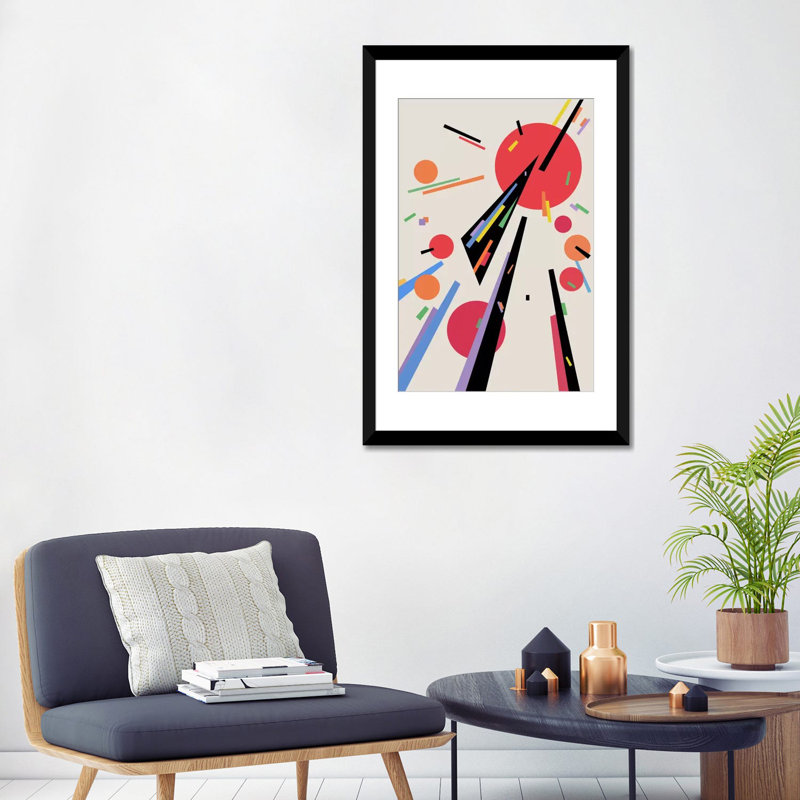 «Attrait», impression sur toile, Papier beaux-arts encadré noir, Blanc, H 32 po x l 24 po x P 1 po