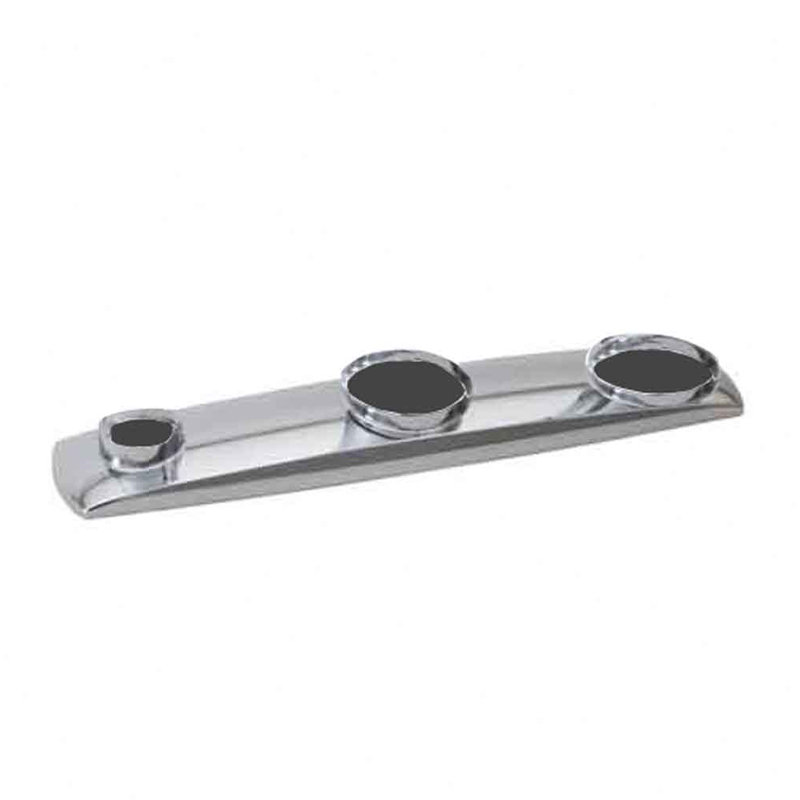 Assiette écusson Arch, Chrome