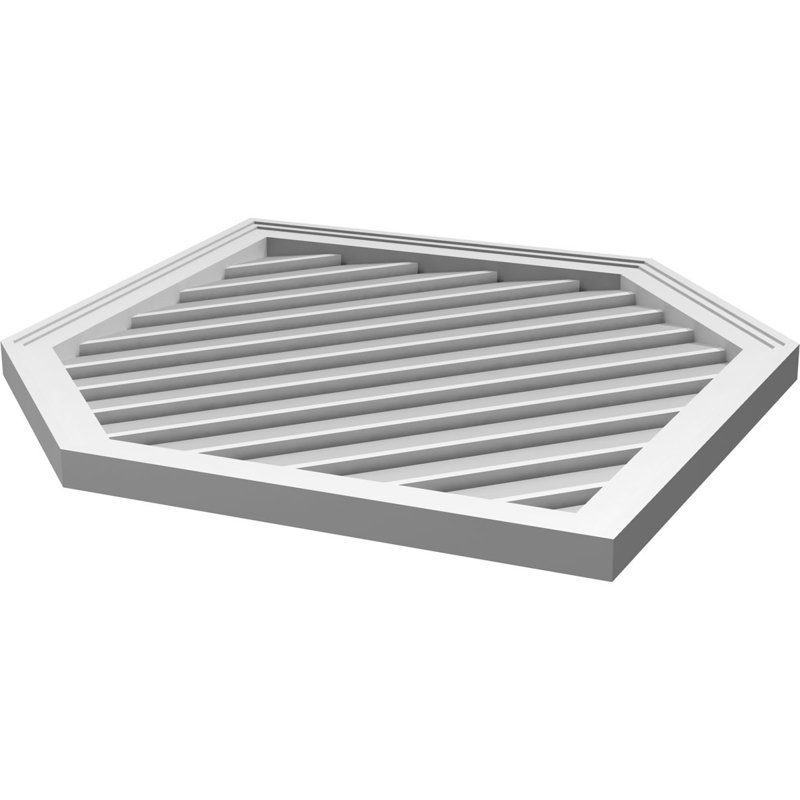 Bouche verticale verticale à hauteur réglable 11/12 po, H 1,5 po x l 30 po x L 40 po