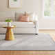 Cleodora Dots Handmade Area Rug in Ivory/Blue
