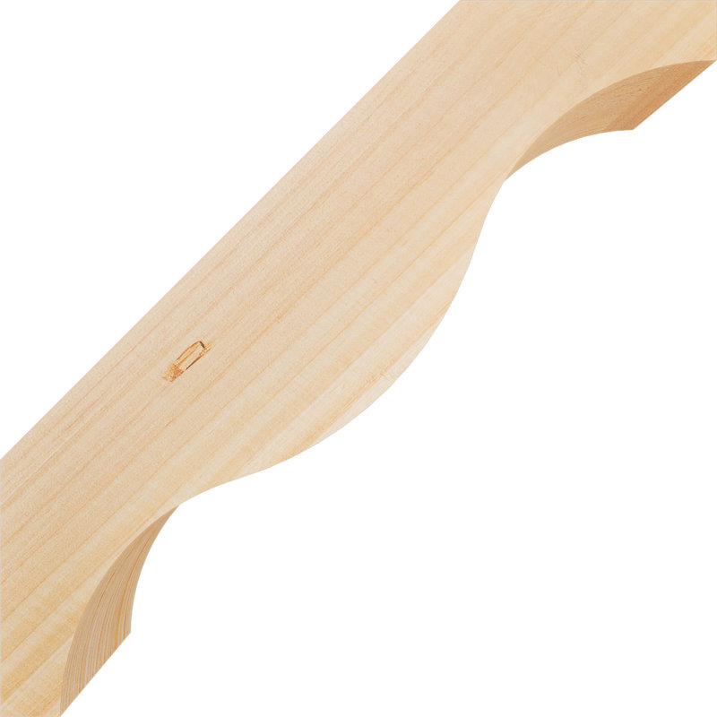 Attelle de genou Funston, Sapin de Douglas, Lisse, H 12 po x l 3,5 po x P 12 po
