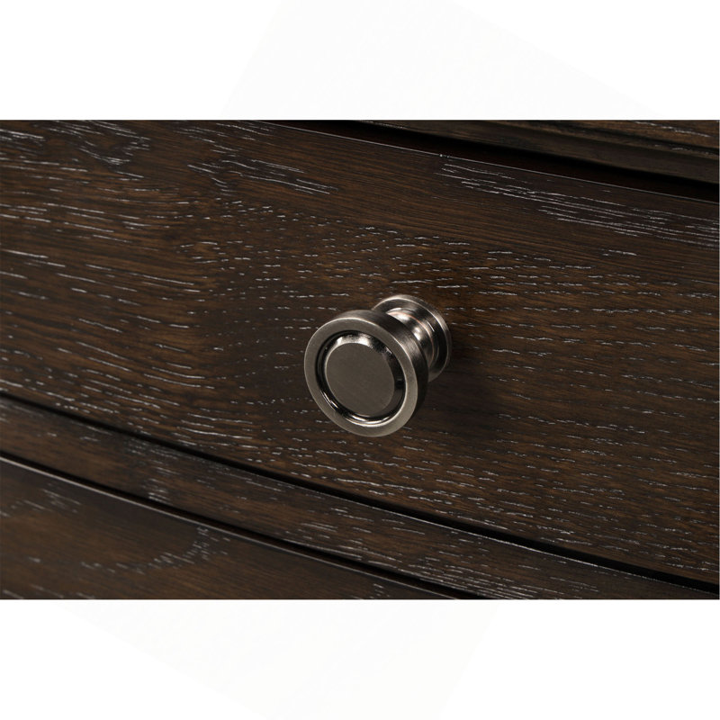 Commode antique brun avec tiroirs en cèdre