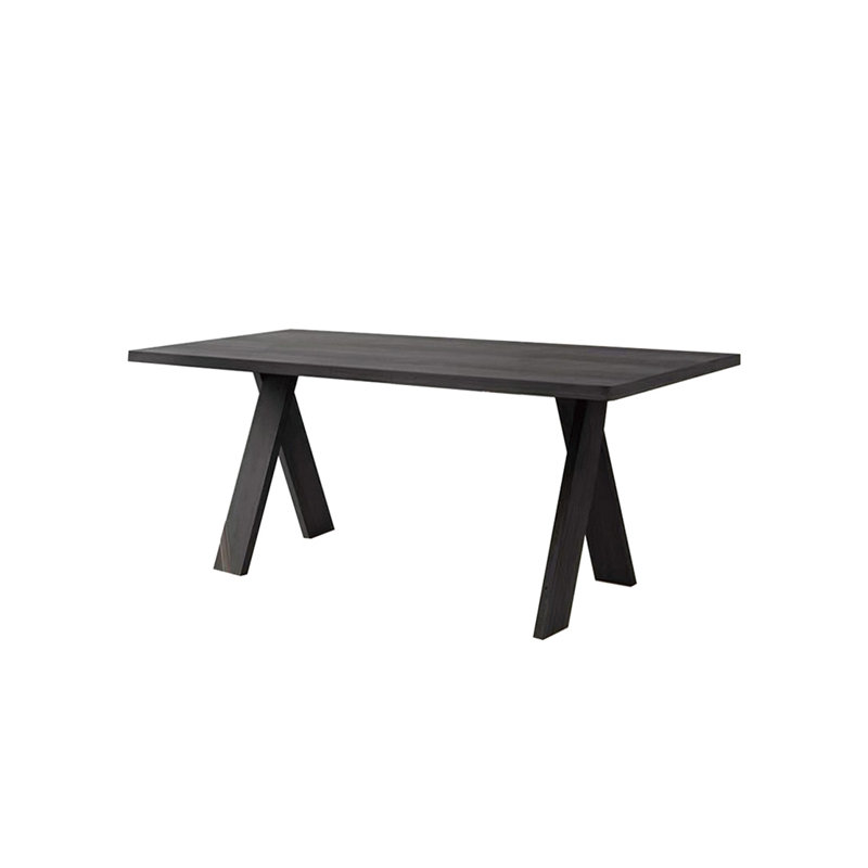 Table écologique en bois massif, H 29,52 po x L 62,99 po x l 27,55 po
