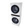 LG Single Unit Front Load WashTower with Center Control 4.5 cu. ft. Washer and 7.4 cu. ft. Electric Dryer