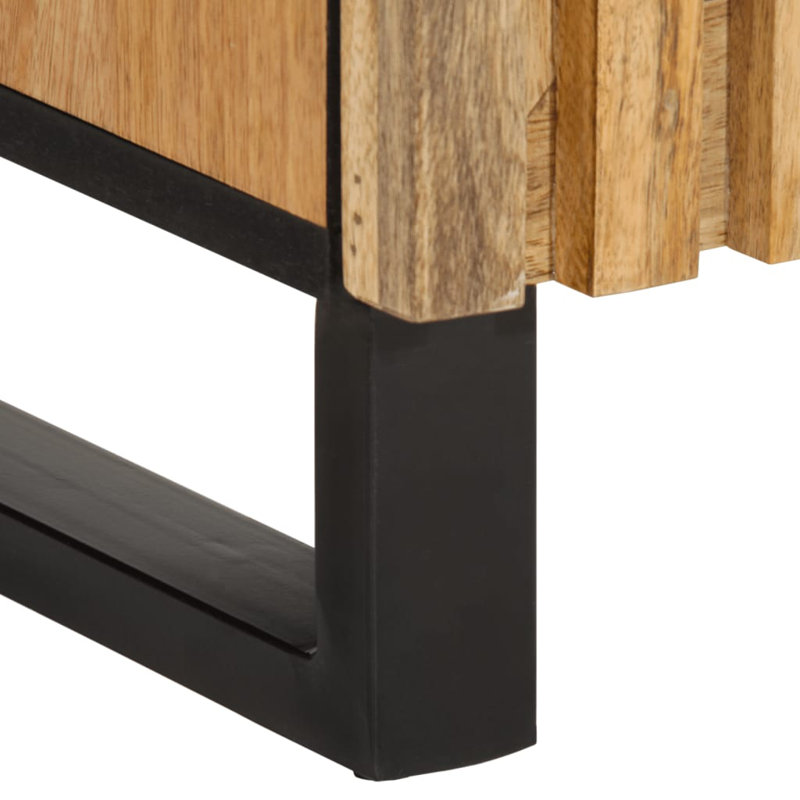 90cm Sideboard, Rough brown