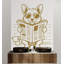 Corgi lecture journal décalque mural salle de bain chien décor art mural chien amoureux des animaux chien salle de bain autocollants muraux autocollants-369811042-369810840