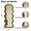 Cherae Glass Wavy Mirror
