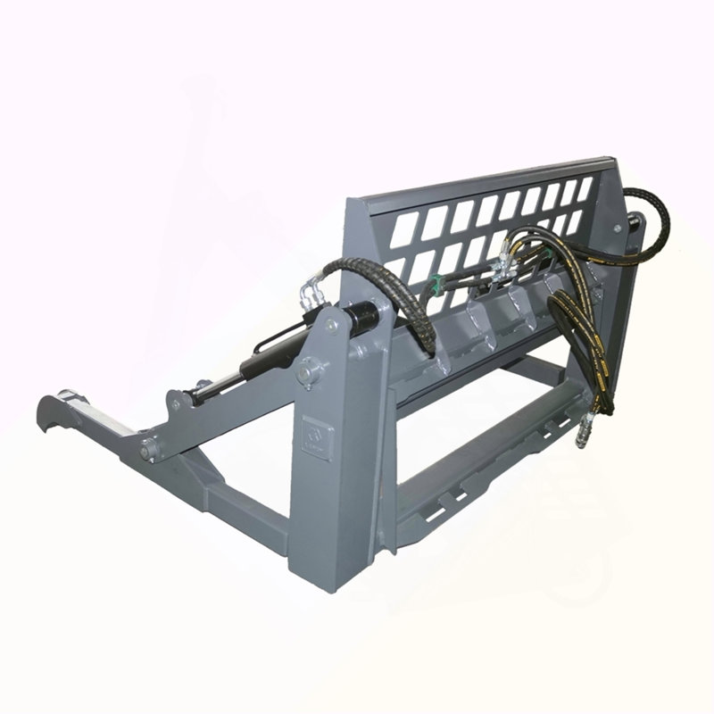 Pince à fourche à palette à deux cylindres Skid Steer