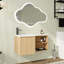 Meuble-lavabo simple 36 po avec plateau en résine-129393302