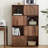 Modern multi-functional bookcase display cabinet