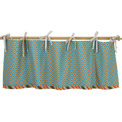 Royston Cotton Geometric Tailored Window Valance