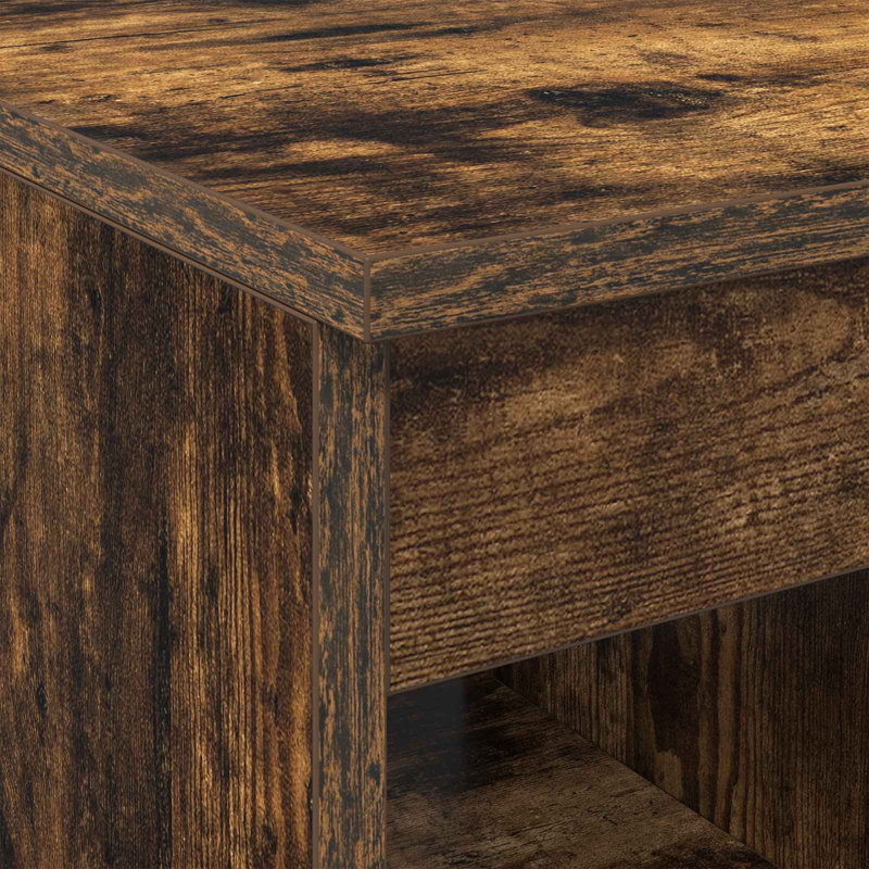 Bathroom Cabinet, 50cm H x 30cm W x 41cm D, Smoked Oak