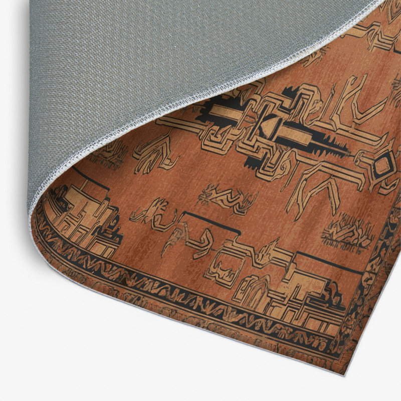 Tapis intérieur et extérieur ArtDeco, Rectangulaire 8 pi x 10 pi