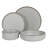 Gibson Elite Gelston Stoneware Matte Reactive Glaze 16 Piece Plates and Bowl Dinnerware Set - Cream-99321831