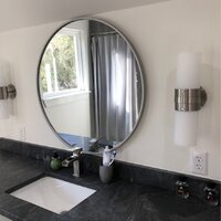 Greyleigh™ Needville Round Metal Wall Mirror & Reviews