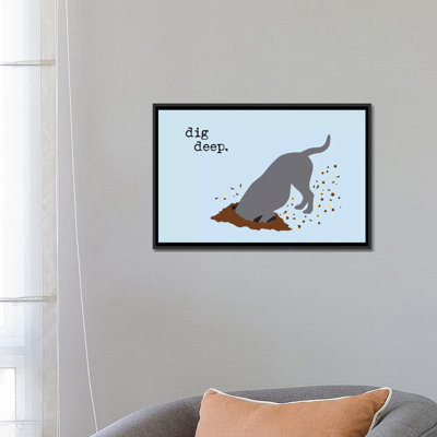 «Dig Deep», impression sur toile