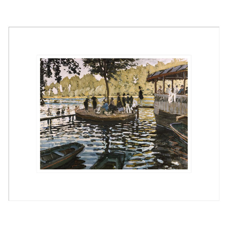 «La Grenouillere» par Henri Fantin-Latour, impression giclée sur cadre, H 13,75 po x l 16,38 po