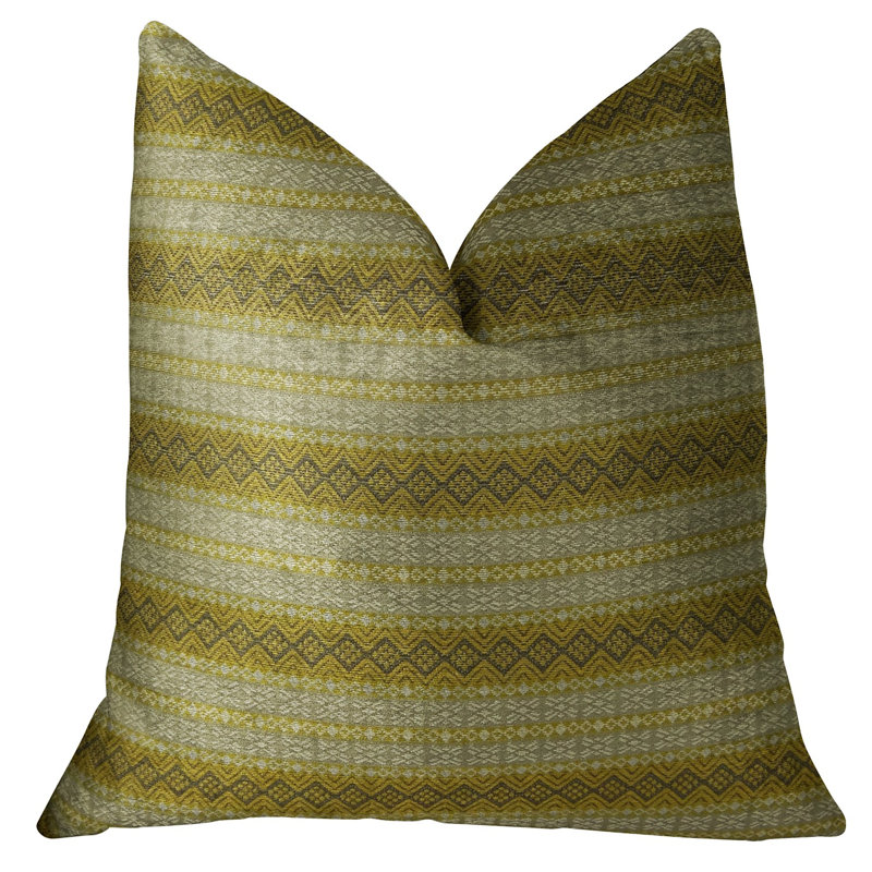 Coussin de luxe fabriqué à la main Bridge Cliff, 22 po x 22 po, Coussin décoratif