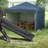 Outsunny 10' X 10' Pop Up Canopy Tent With 3 Sidewalls, Leg Weight Bags And Carry Bag, Height Adjustable, Instant Party Tent Event Shelter Gazebo For Garden, Patio-109566923-109566925