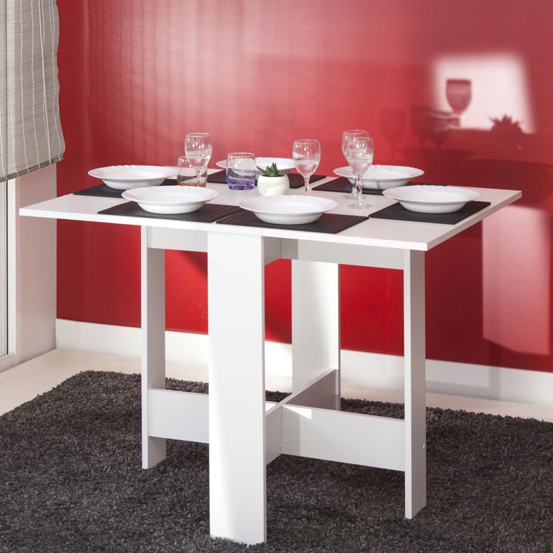 Haddonfield Extendable Dining Table, White, White
