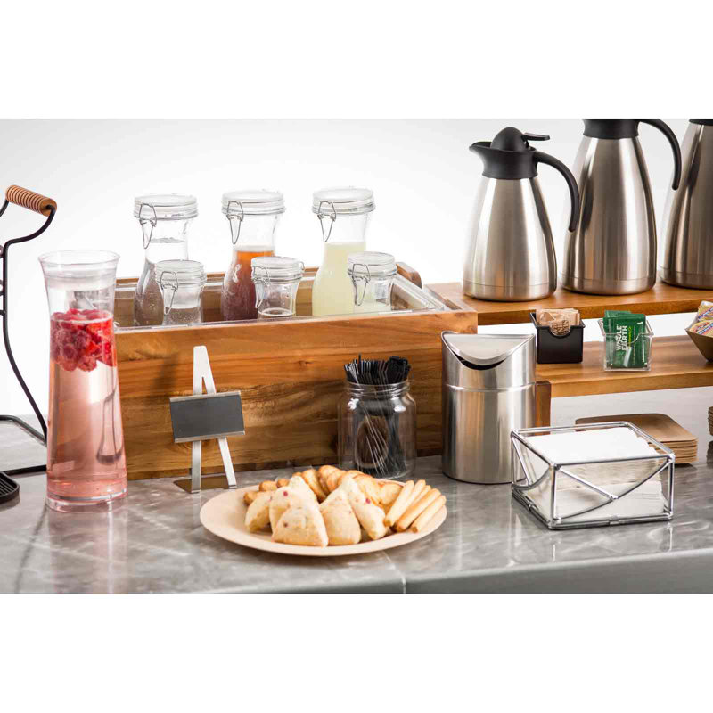 Ensemble 3 pièces TableCraft Chrome Riser pour servir et exposer
