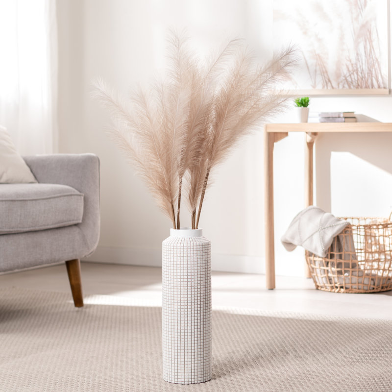 Vase de plancher en résine 16 po Ladainian, H 16 po x l 5 po x P 5 po