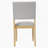 Wooden Dining Chairs Set Of 4, Modern Fabric Upholstered Kitchen Side Chairs, Farmhouse Dining Room Chair With Solid Wood Legs And Padded Seat, Beige + Natural Wood Wash-120213985