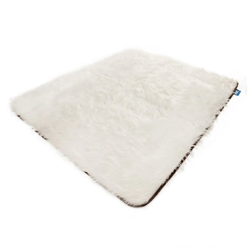 Jeté imperméable PupProtector, 60 po x 50 po, Blanc polaire