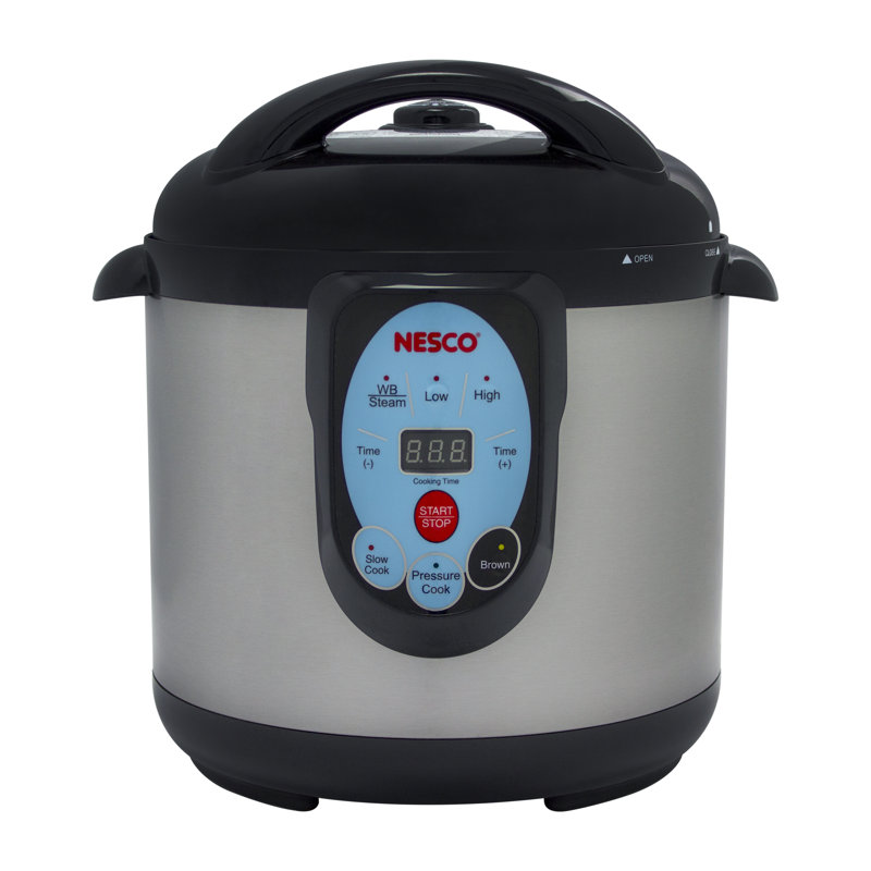 Nesco 9.5 Qt Stainless Steel Digital Pressure Cooker