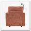 Chaise longue en chenille avec rangement-1153513378