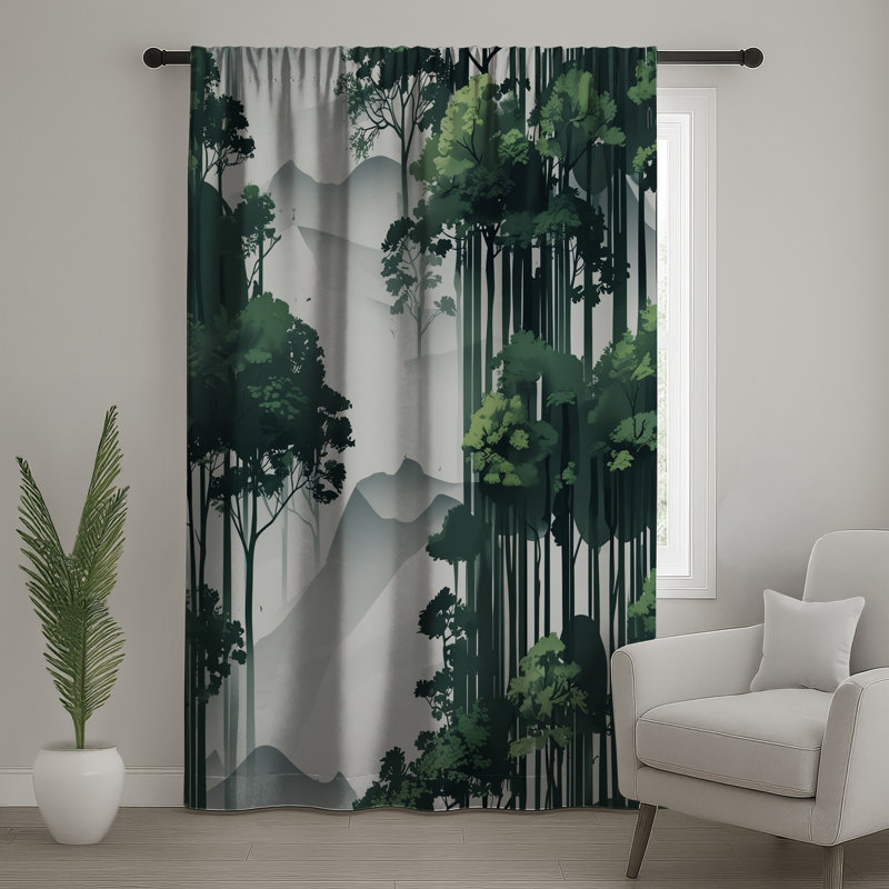 Rideaux de fenêtre Dense, 50 po x 80 po - 1 panneau, Transparent