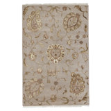 Handmade Silk and Wool Oriental Area Rug