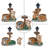 Adorable Cat-Shaped Planter Statue With Functional Hollow Design For Indoor And Outdoor Gardening And Decor.