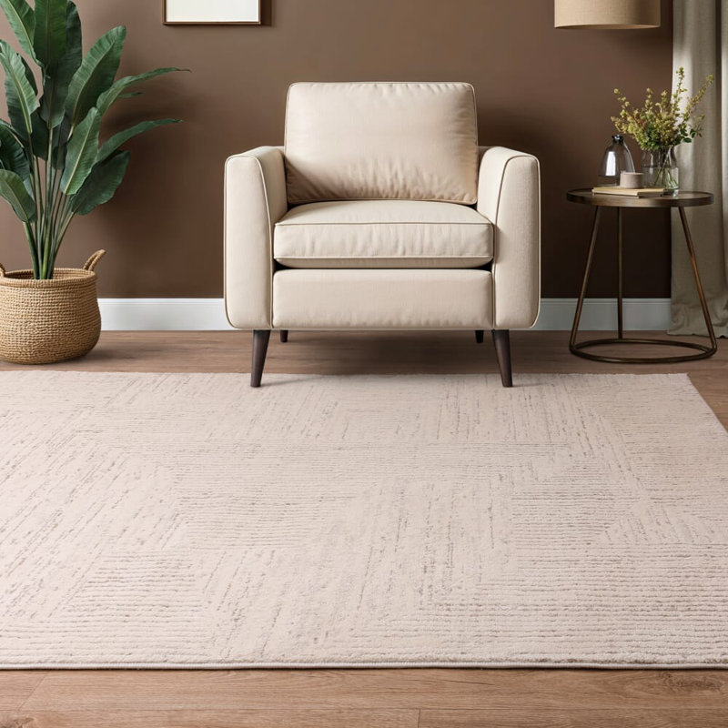 Sugna Off-White Area Rug, Rectangle 160 x 220 cm