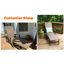 Ensemble de chaises longues inclinables 59,84 po Adonna-1925001246