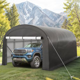 Abri d'auto robuste 19,6 pi x 11,8 pi avec cadre renforcé et résistant aux déchirures