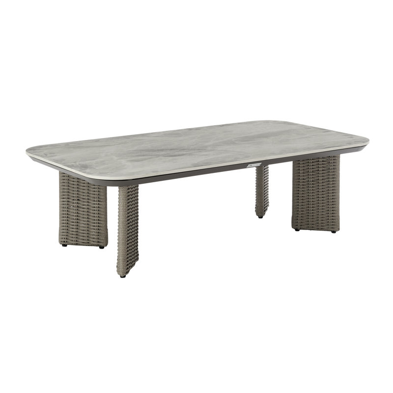 Table basse d'extérieur en pierre frittée Monro
