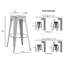 Tabouret de comptoir de 30 pouces (chaises de salle à manger uniquement)-1490703649-1490703660