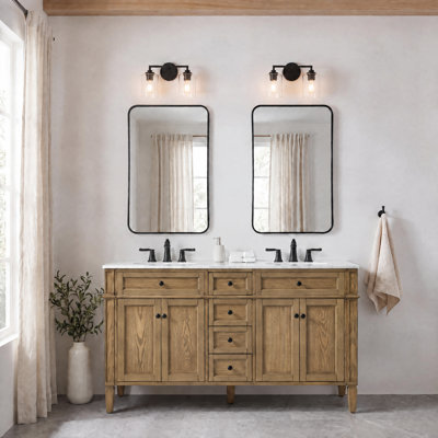 Ensemble de meuble-lavabo double 60 "Rivers