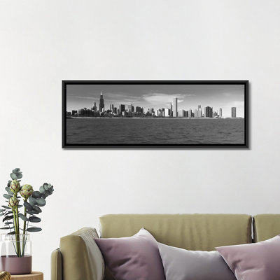 «Chicago Skyline Cityscape», impression sur toile