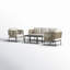 Acklin 5 - Person Patio Conversation Sets with Cushions-90655142