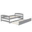 Lit plateforme simple avec lit gigogne-77471011