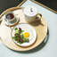 Golden Edge 32 oz. Bone China Tea Pot