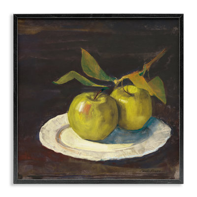 Green Apple Still Life Giclee Art by Carol Rowan