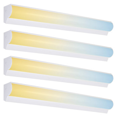 4ft Commercial Led 3cct Led Linear Stairwell Strip Light Fixture