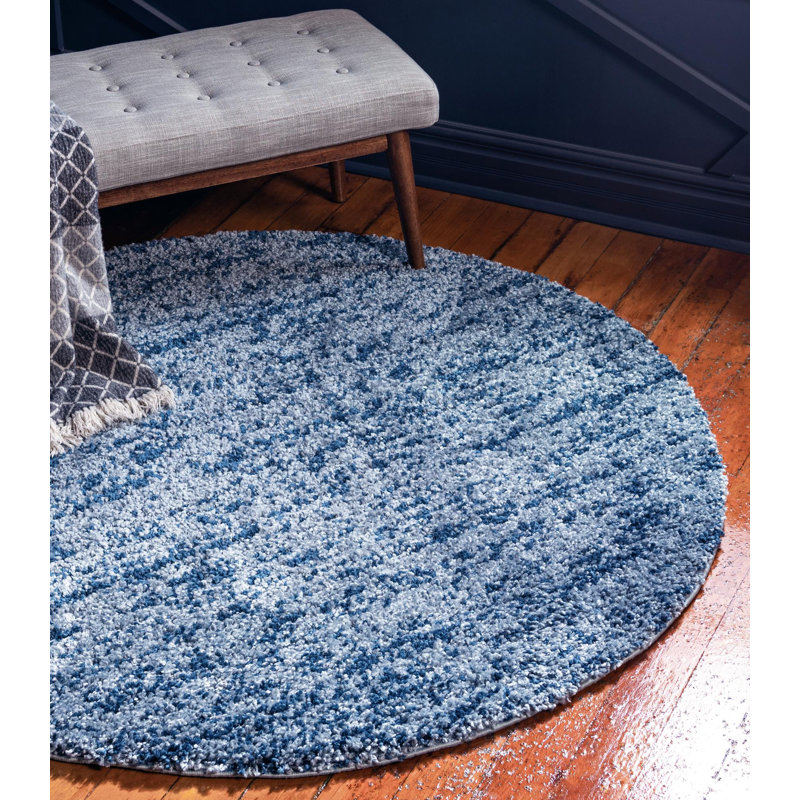 Dejsha Shag Area Rug, Round 99cm