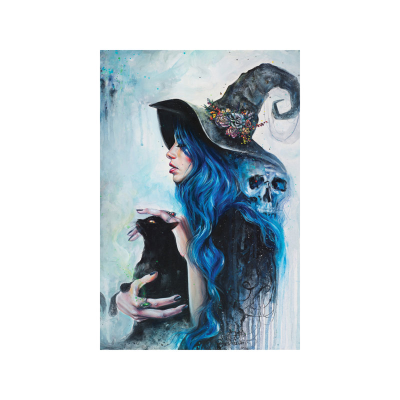 Blue Valentine - Wrapped Canvas Painting, 66.04 cm H x 45.72 cm W x 3.175 cm D