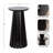 Klarc Modern Round Slatted Wood Drink Table-277339097