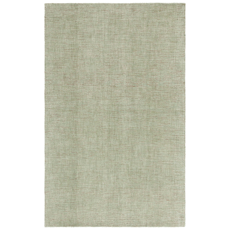 Abstract Hand Tufted Wool;Cotton Abstract Rug, Rectangle 4' x 6'