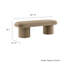 Banc en velours Orla Performance taupe-106273825